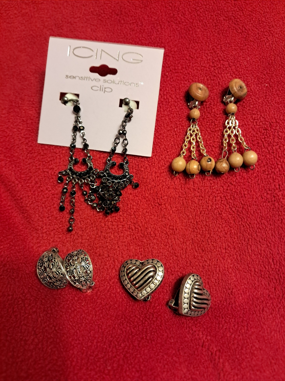 Lot Of Clip-On Earrings - Women Jewelry